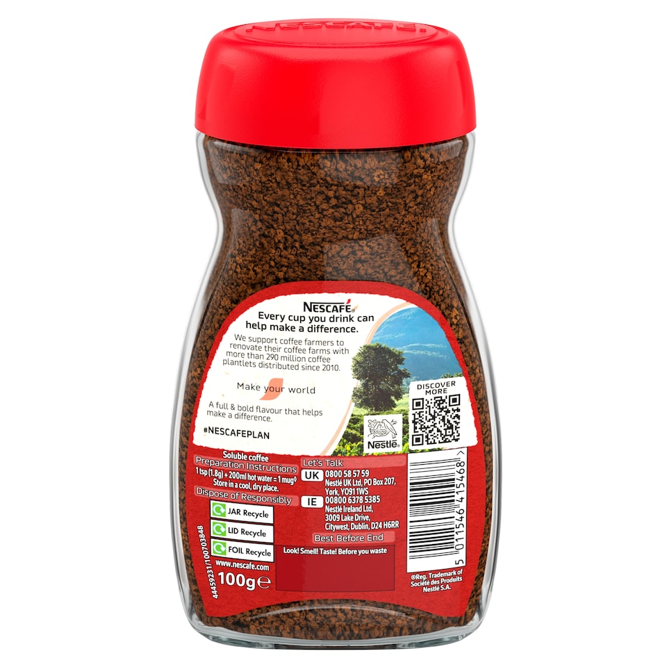 image 1 of Nescafe Original Instant Coffee 100g