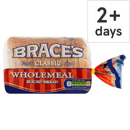 Brace's Classic Wholemeal 400G Tesco Groceries