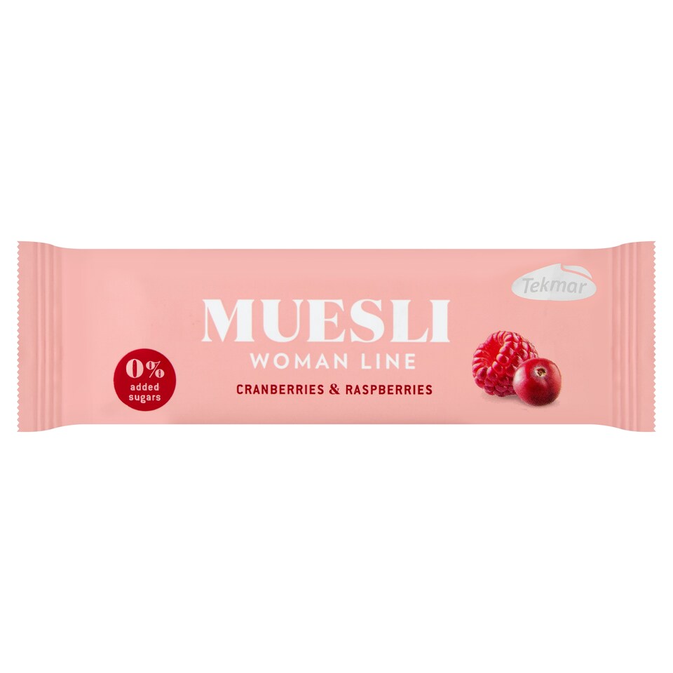 Tekmar Woman Line Cranberries & Raspberries Muesli with No Added Sugar 30 g