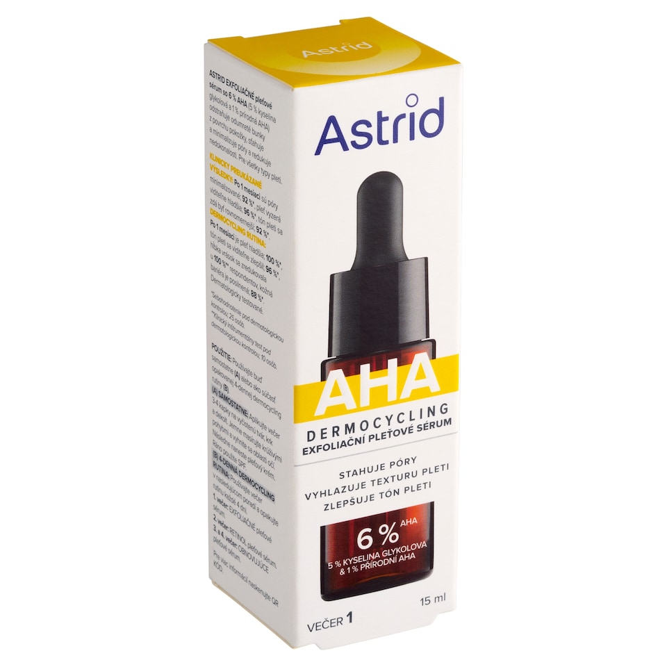 Obrázek 1 pro produkt Astrid AHA exfoliační pleťové sérum 15ml