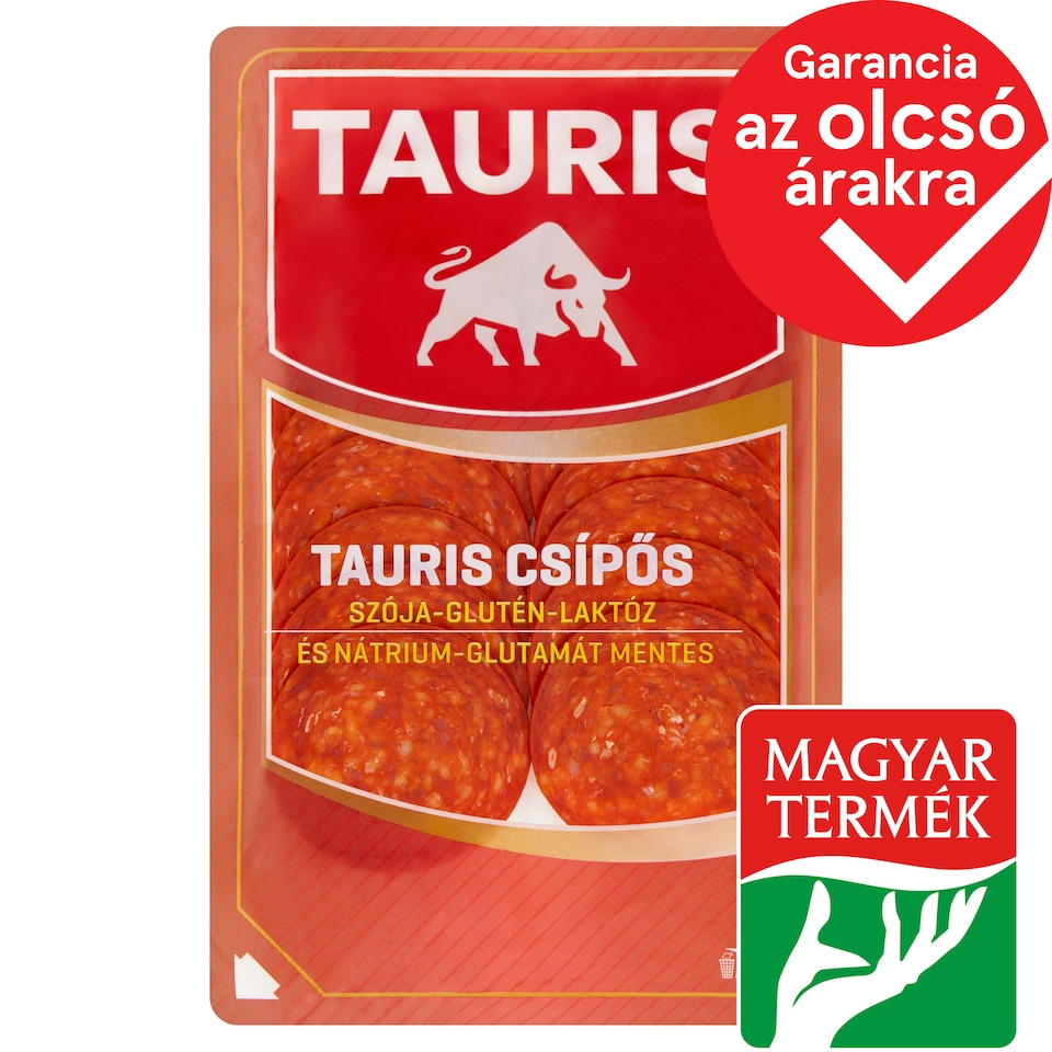 Tauris csípős szeletelt füstölt, mozaikos húskészítmény 55 g