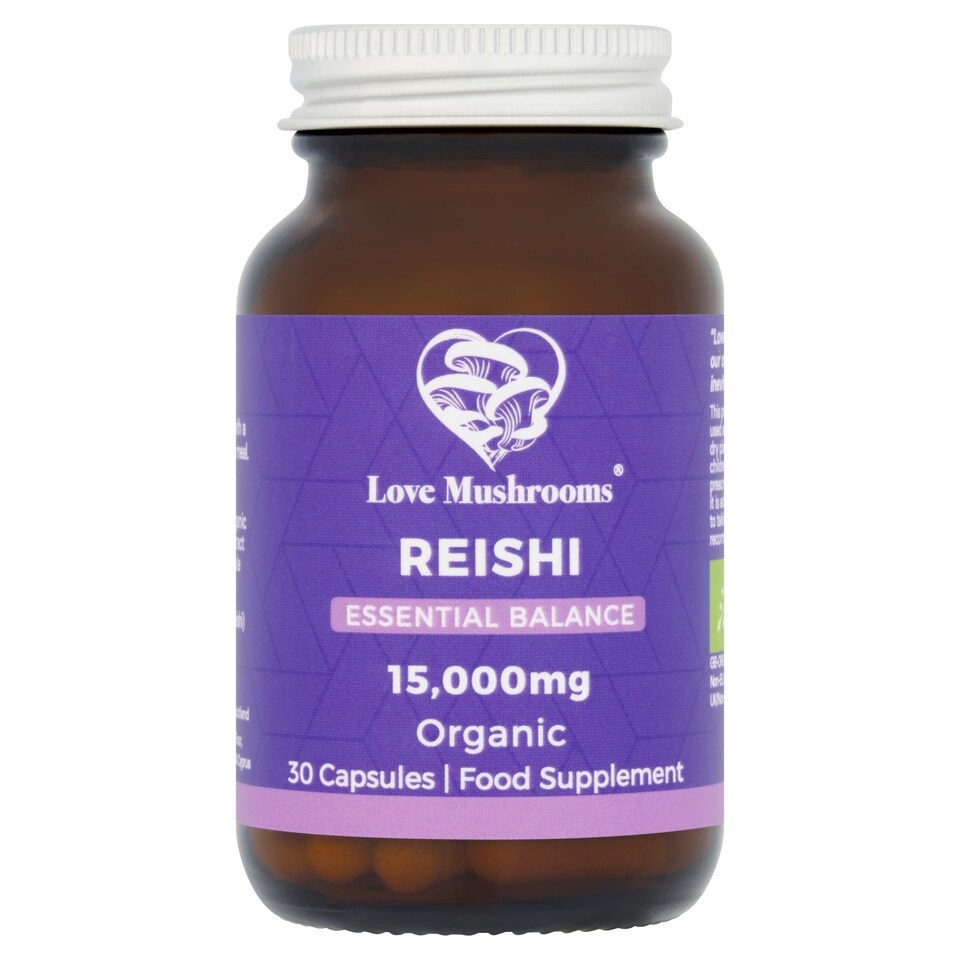 Love Mushrooms Reishi 15000mg 30 Capsules