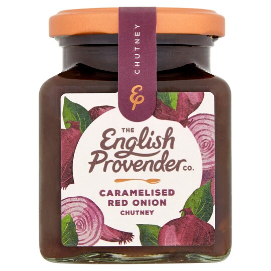English Provender Caramelised Red Onion Chutney 325G Tesco Groceries