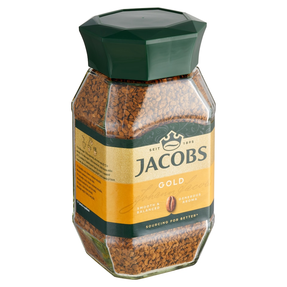 Obrázek 1 pro produkt Jacobs Gold rozpustná káva 200g