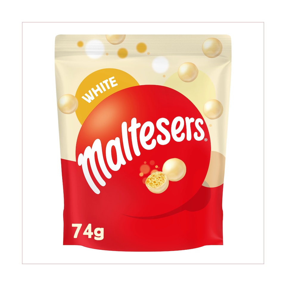 Maltesers White Chocolate Pouch 74g