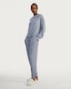 image 1 of F&F Waffle Textured Drawstring Pyjama Set in Blue