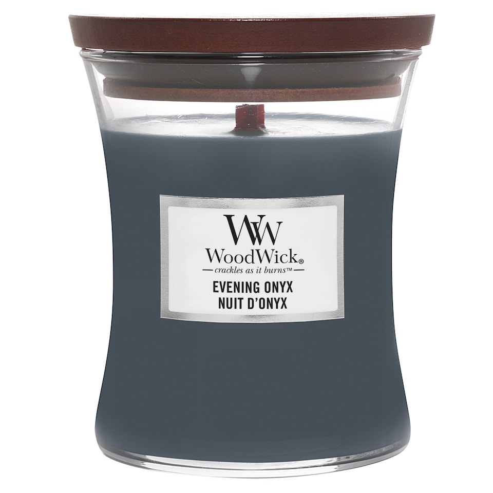 Woodwick Evening Onyx Medium Hourglass Candle 275g