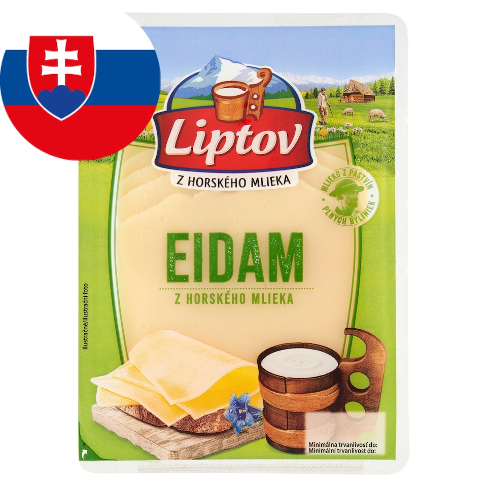 image 1 of Liptov Edam - Portioned Unsmoked Slices 90 g