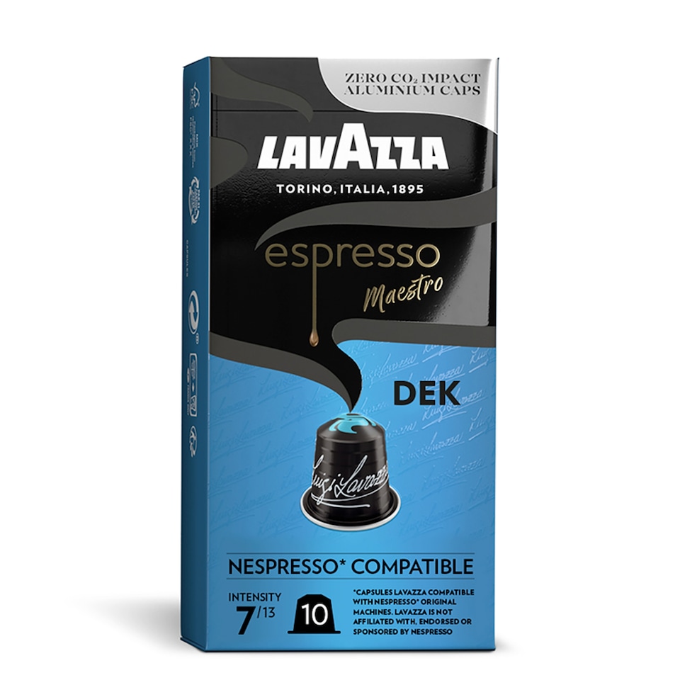 image 1 of Lavazza Espresso Decaffeinated Coffee Capsules 10 Pack 58G