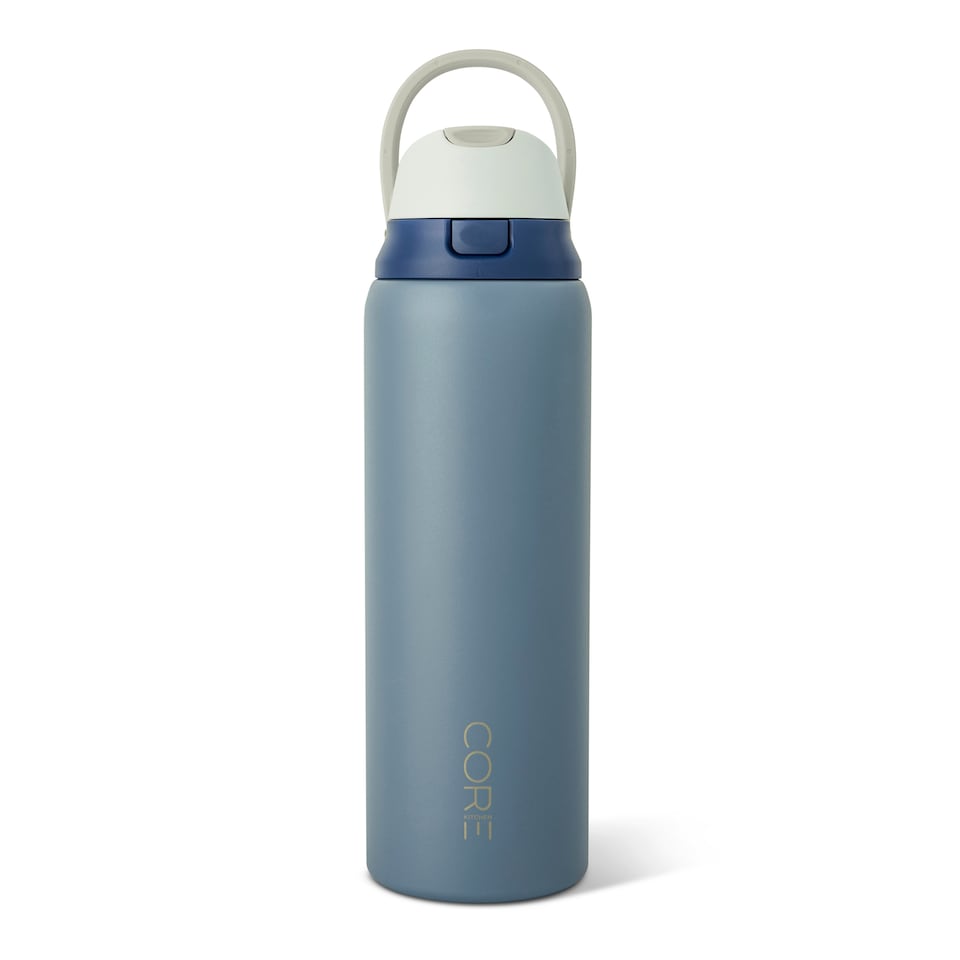 image 1 of Core Kitchen Navy Hydra Dual Function Water Bottle 946ml