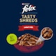 image 3 of Felix Tasty Shreds Cat Pouches Beef, Chicken in Juice 4 x 80g