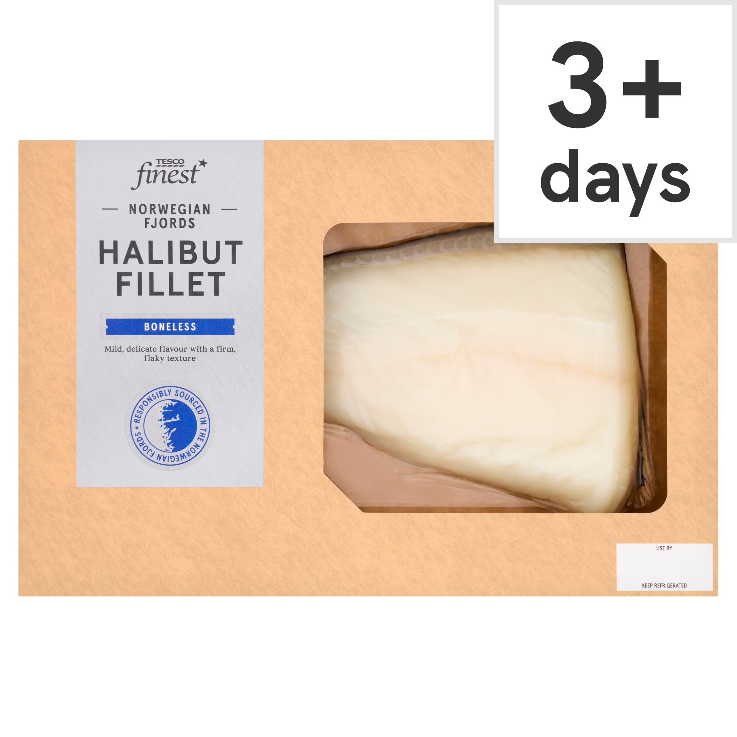 Tesco Finest Norwegian Fjord Halibut Fillet 200g