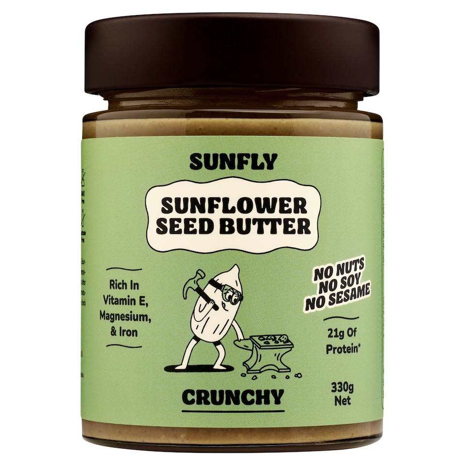 SUNFLY Sunflower seed butter Crunchy 330g