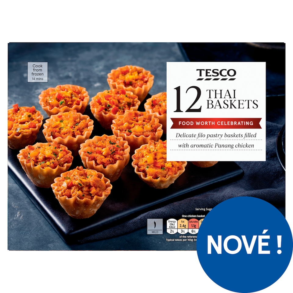 Tesco Thai Baskets 12 pcs 180g