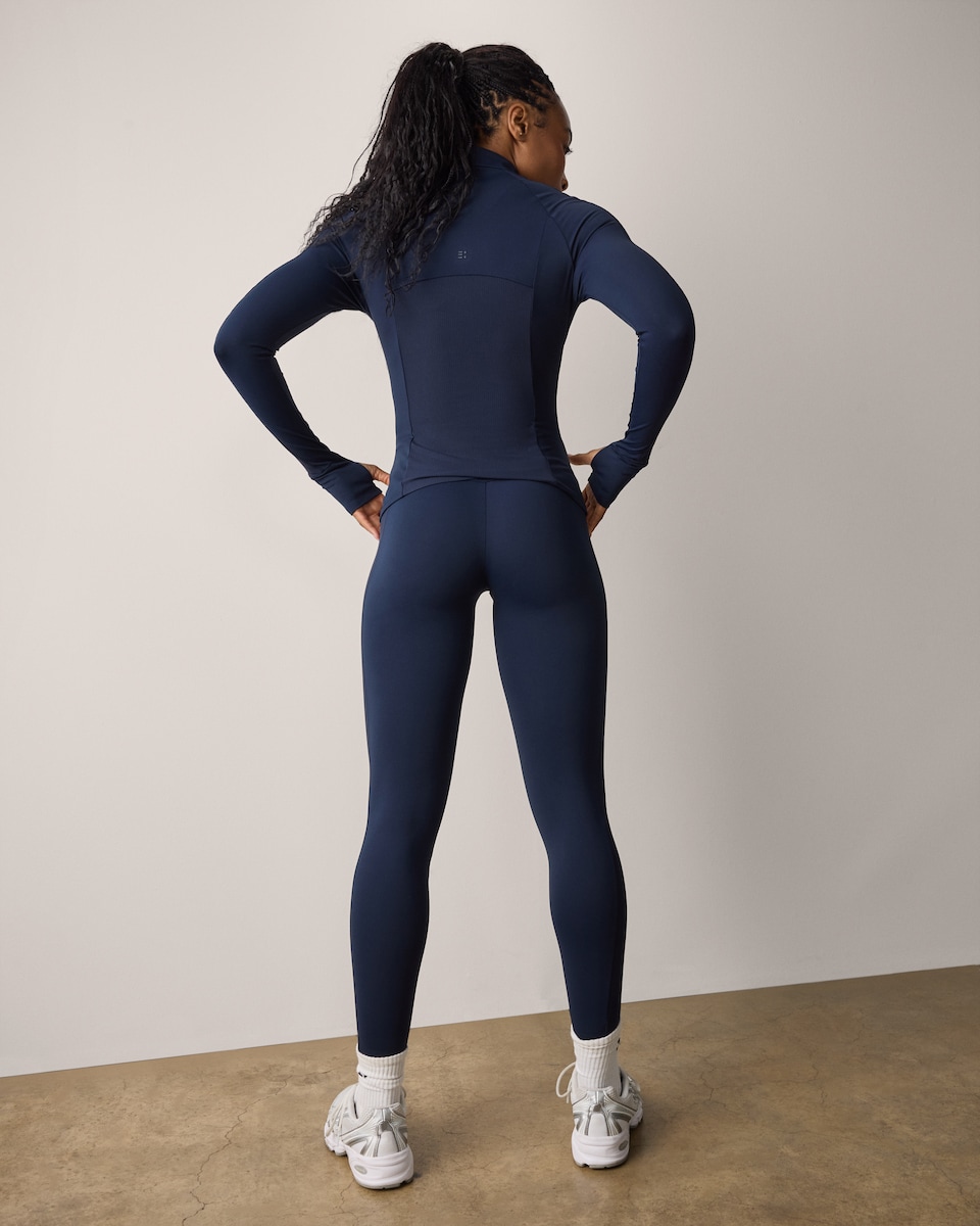 image 1 of F&F Active EVERYHOUR High Waisted Leggings in Navy
