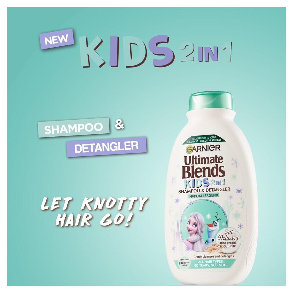 image 1 of Garnier Ult/B Kids 2-1 Rice Cream And O/Mlk 250Ml