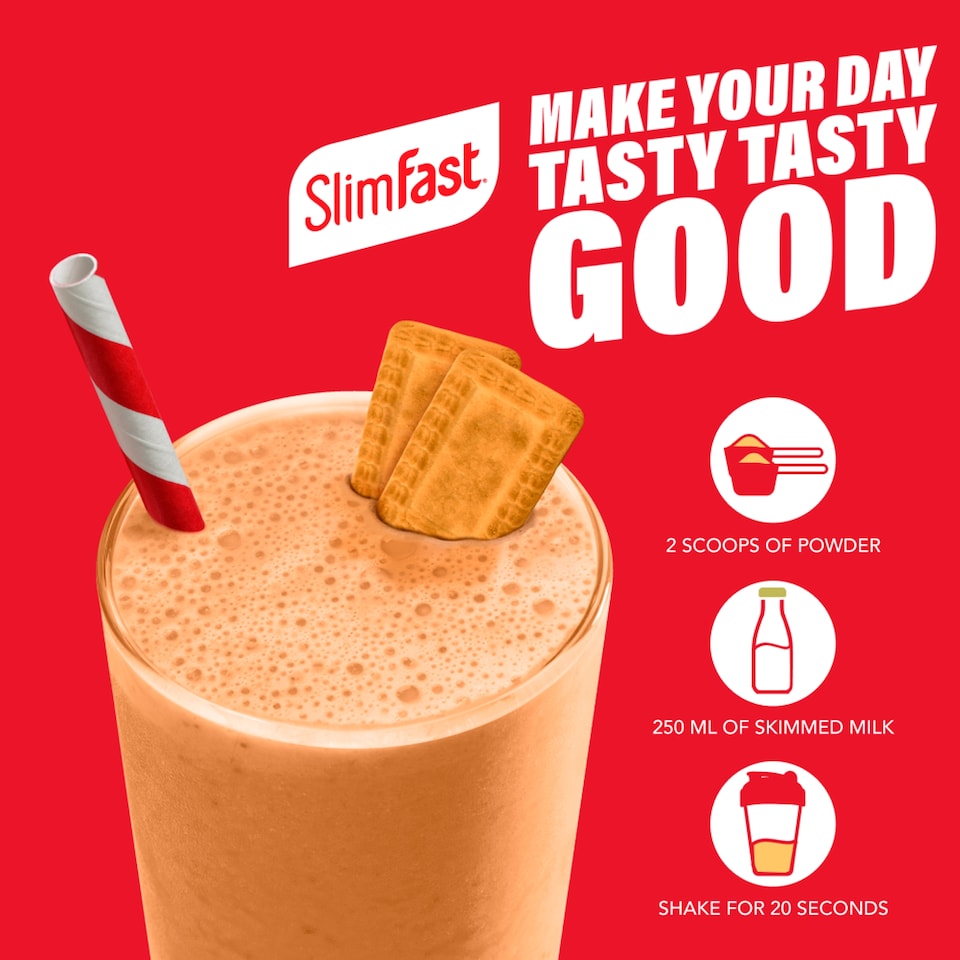 image 1 of SlimFast Meal Replacement Powder - Caramelised Biscuit 365g