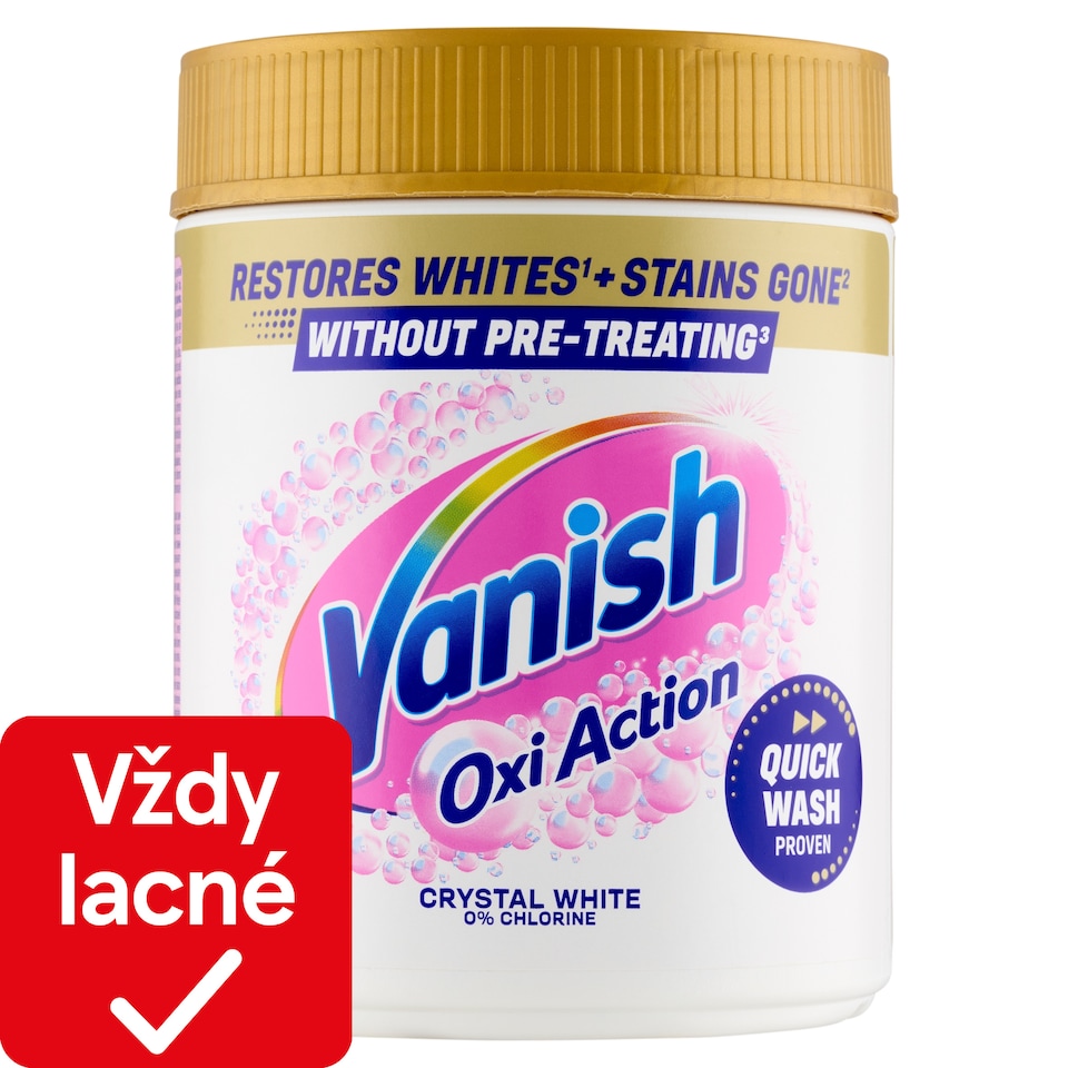 obrázok 1 z Vanish Oxi Action Prášok na bielenie a odstránenie škvŕn 470 g