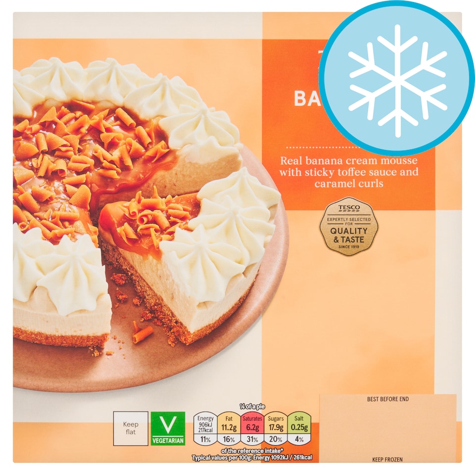 Tesco Banoffee Pie 500G
