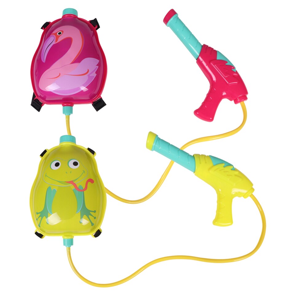 Go Play Pump It Up Watergun Backpack Assorted