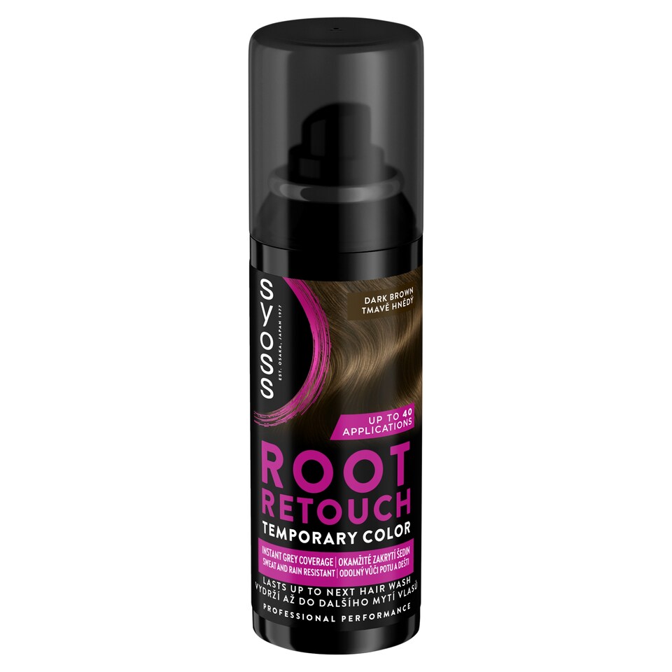 Syoss Root Retouch Temporary Color Dark Brown 120ml
