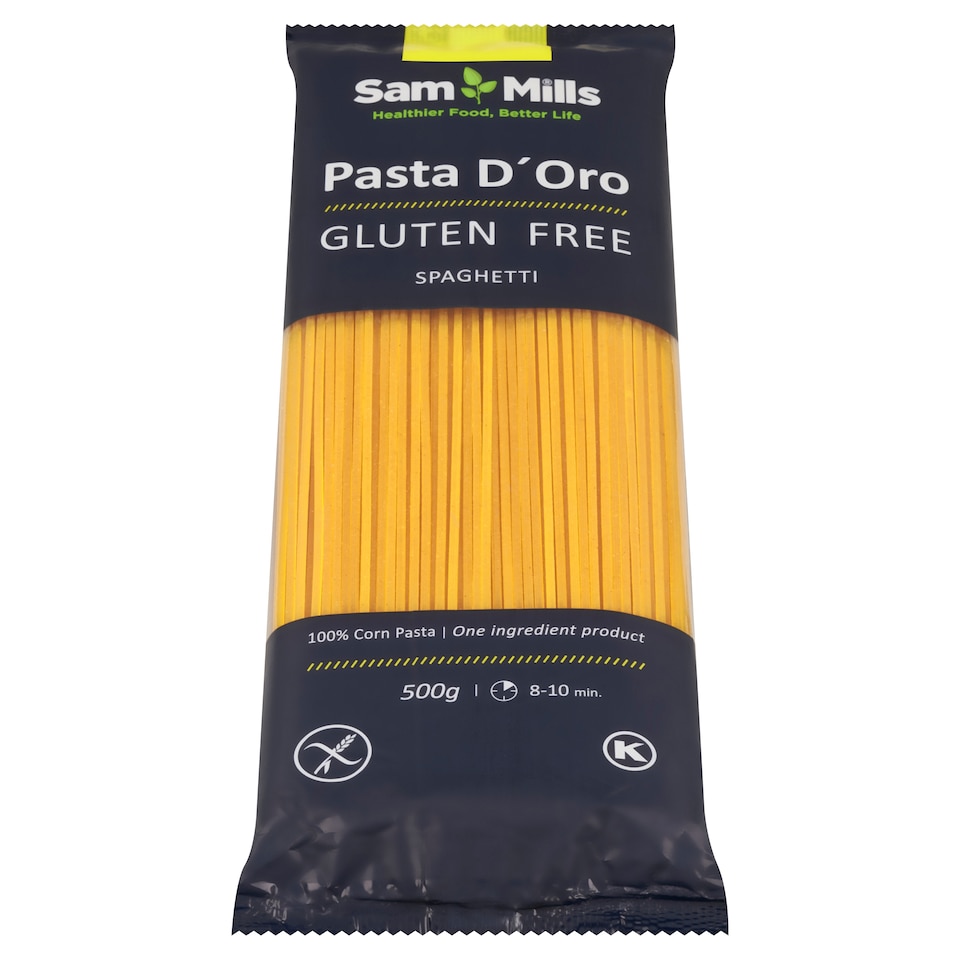 obrázok 1 z Sam Mills Pasta D'Oro Spaghetti 100% kukuričné cestoviny bez gluténu 500 g