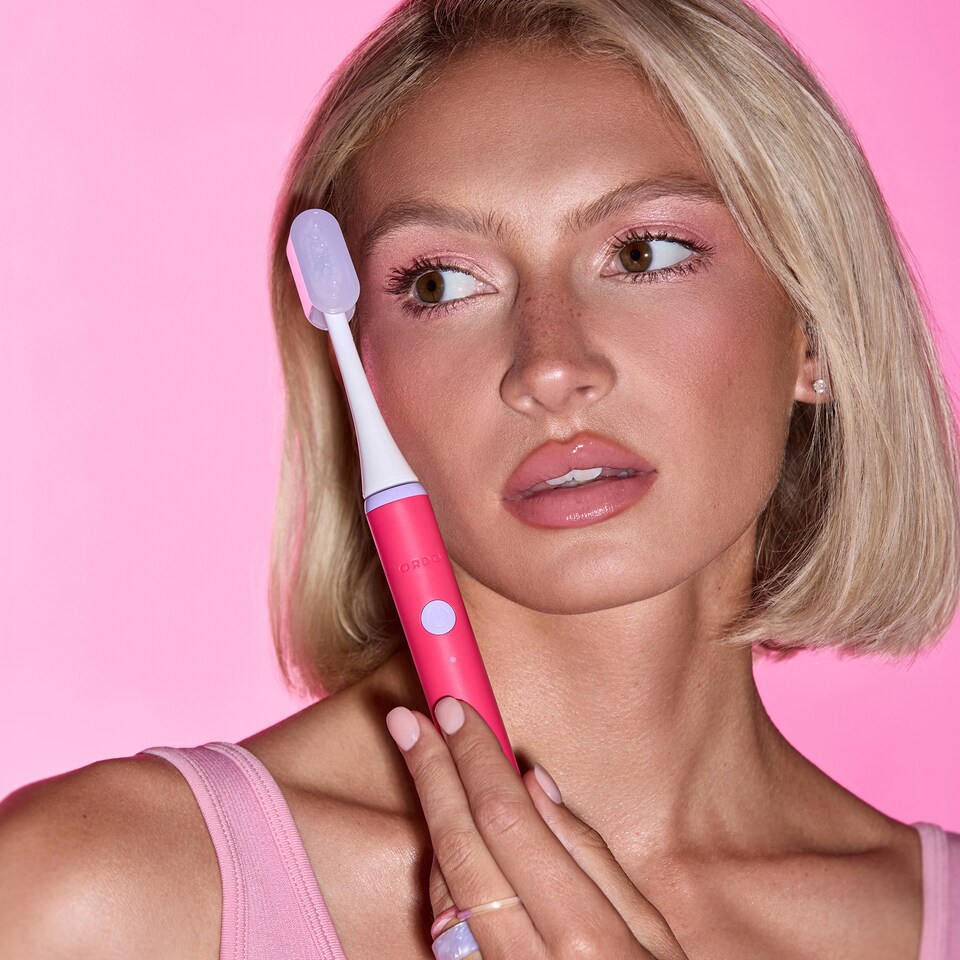image 1 of Ordo Sonic Edge Rechargeable Toothbrush - Paradise Pink