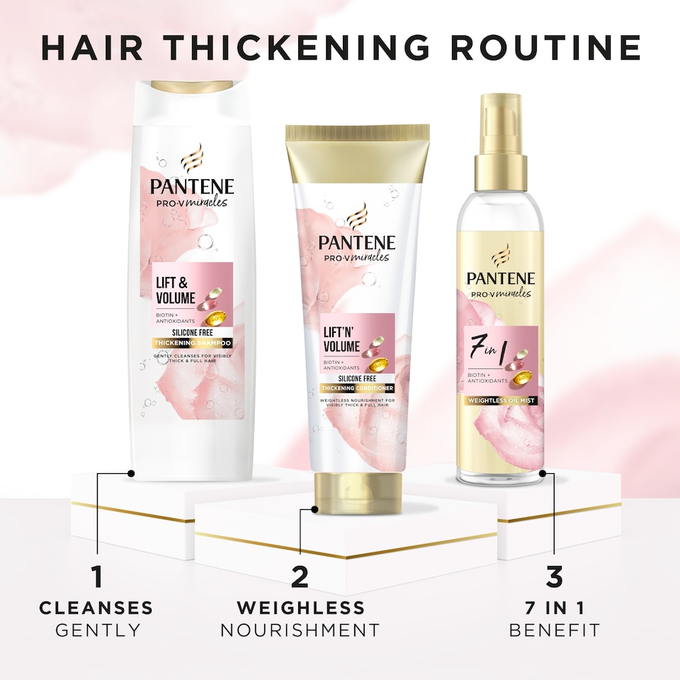 image 1 of Pantene Pro-V Mrcle Lift 'N' Volume Shampoo 400Ml