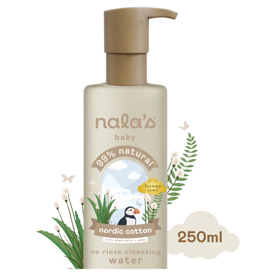 image 1 of Nala's Baby No Rinse Cleansing Water Nordic Cotton Honey Scent 250ml