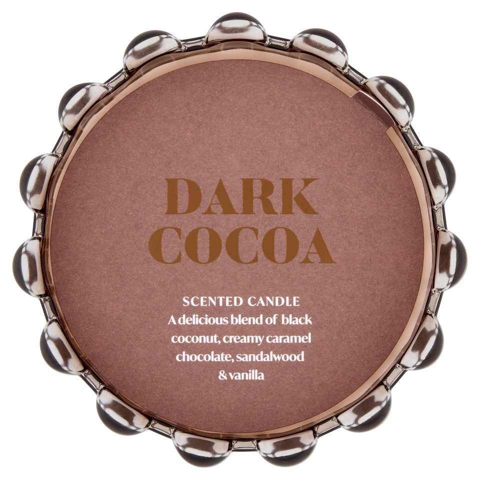 image 1 of F&F Home Dramatique Dark Cocoa Large Candle 380g