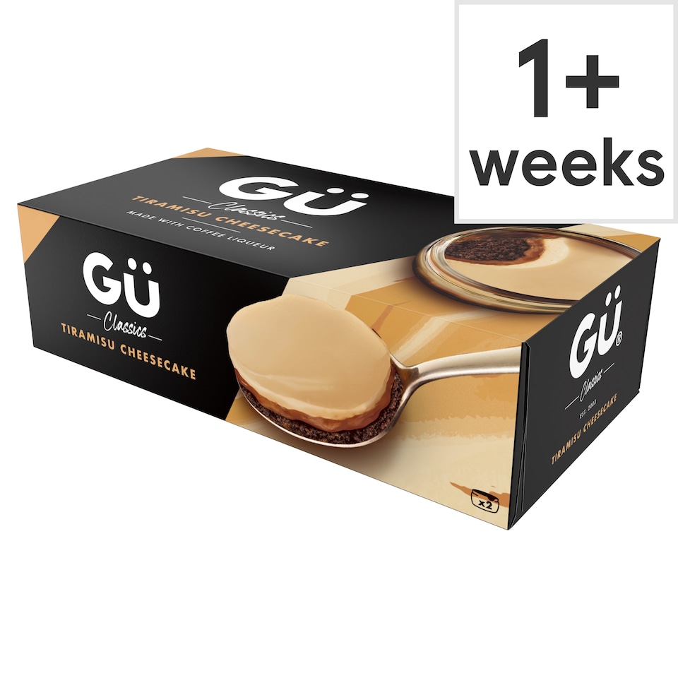 Gu Tiramisu Cheesecake Dessert 2x80g