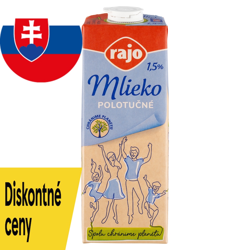 image 1 of Rajo Semi Fat Milk 1.5% 1 L