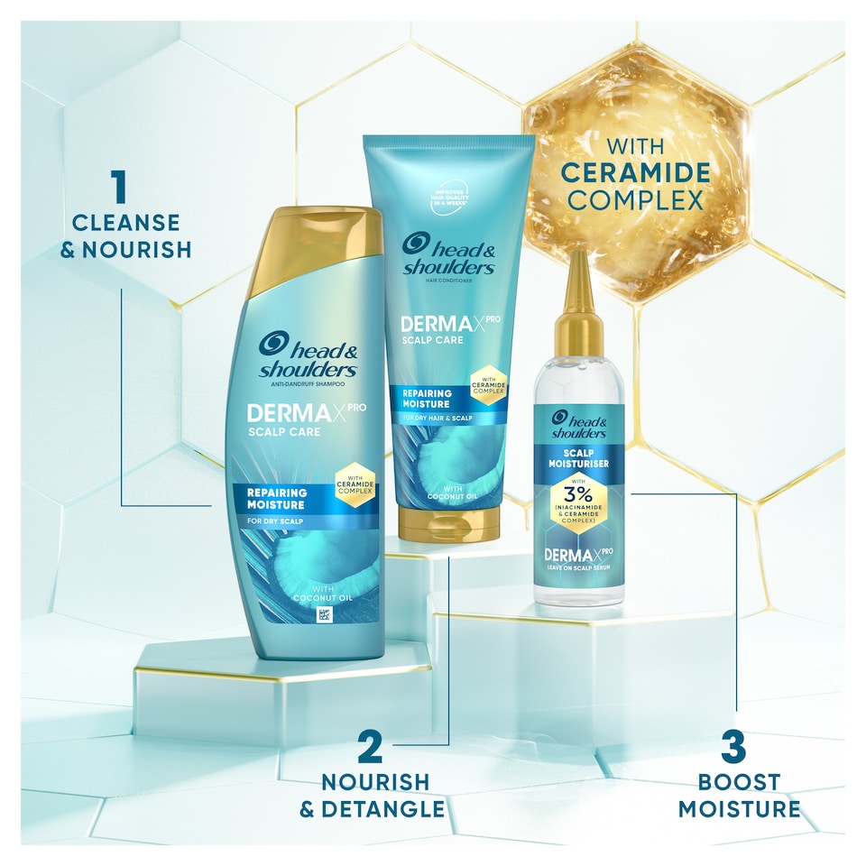 image 1 of Head & Shoulders DermaXpro Repairing Moisture Conditioner with Coconut Oil 220ml