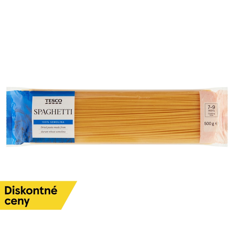 Tesco Spaghetti semolinové sušené cestoviny 500 g