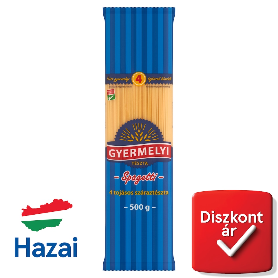 Gyermelyi spagetti 4 tojásos száraztészta 500 g