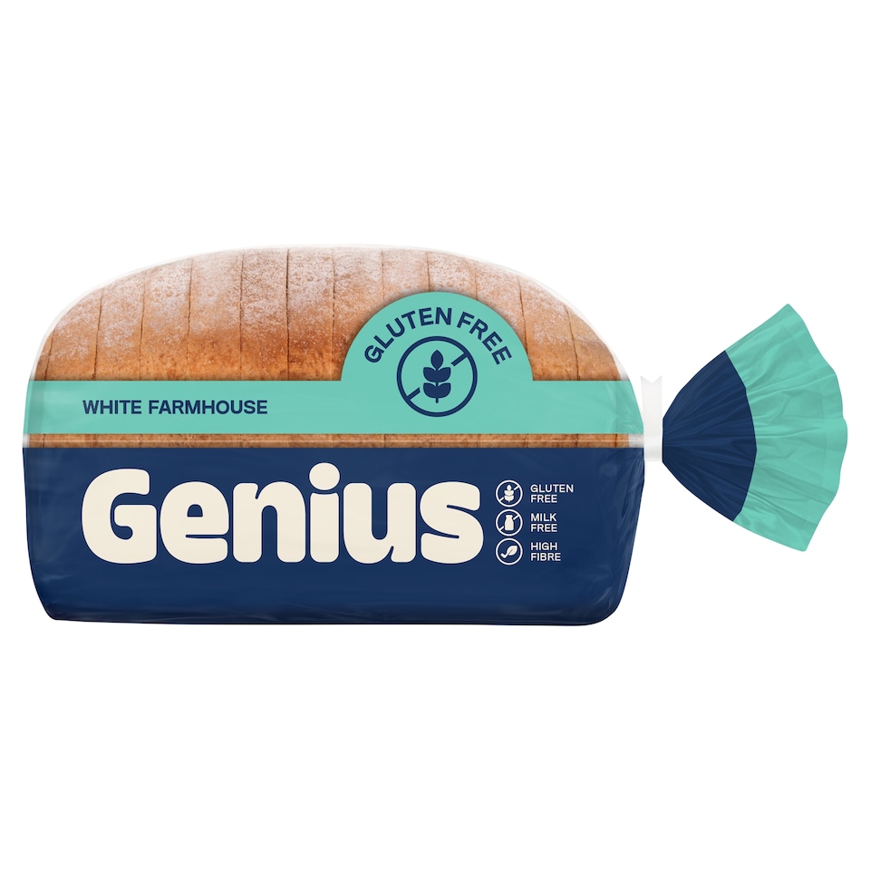 Genius Gluten Free Soft White Farmhouse Loaf 430G