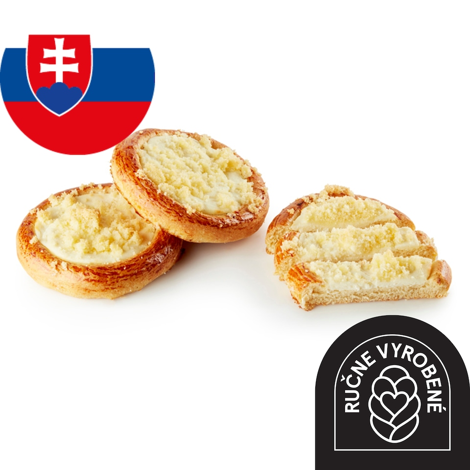 Koláč tvarohový s maslovou mrveničkou 75 g