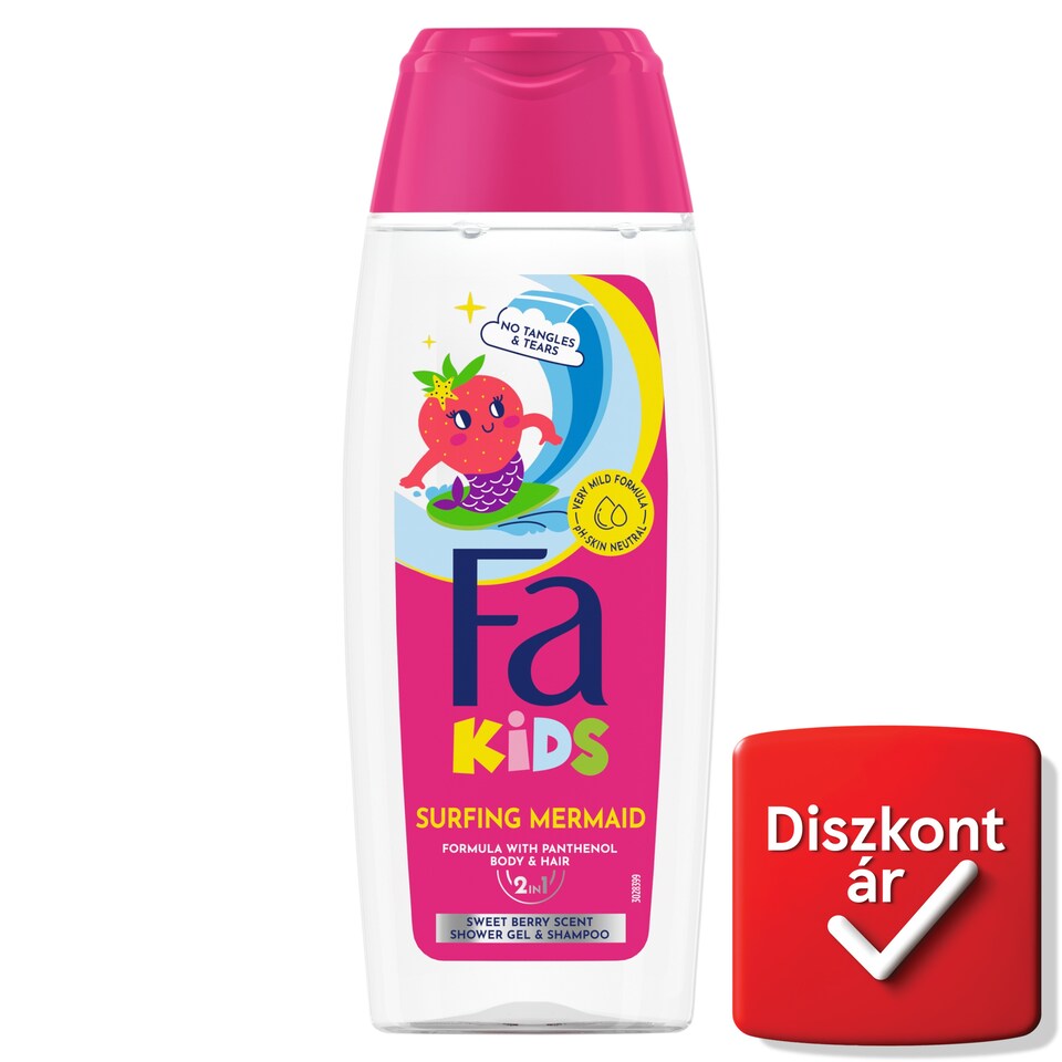 Fa Kids Surfing Mermaid Shower Gel and Shampoo 250 ml
