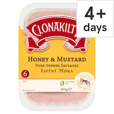 Clonakilty Honey & Mustard Pork Dinner Sausages 360g