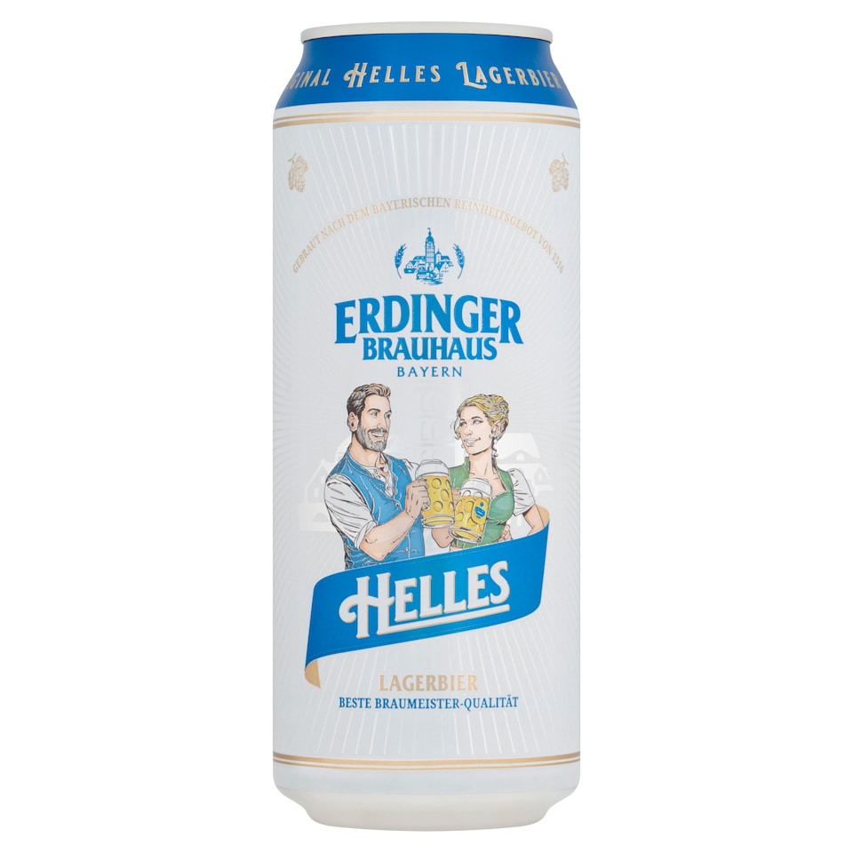 ERDINGER BRAUHAUS HELLES 500ML CAN