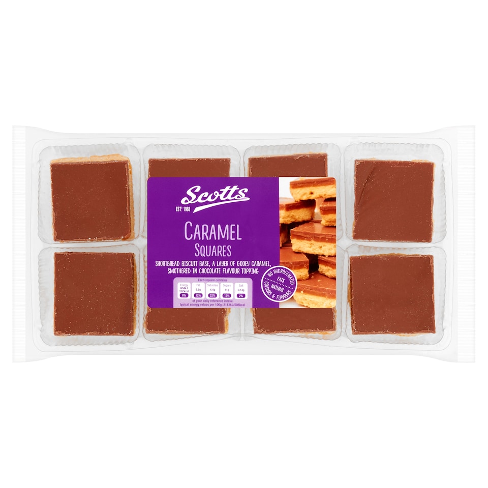 Scotts Bakery Carmel Squares 8 Pack