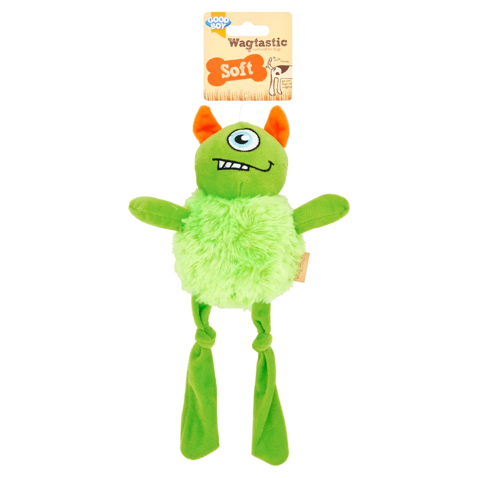 image 1 of GOOD BOY WAGTASTIC SQUEAKY BODS DOG TOY