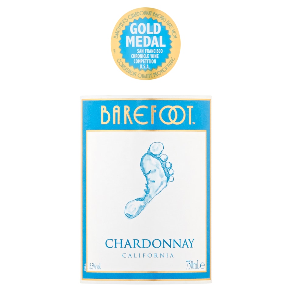 image 1 of Barefoot Chardonnay 75Cl