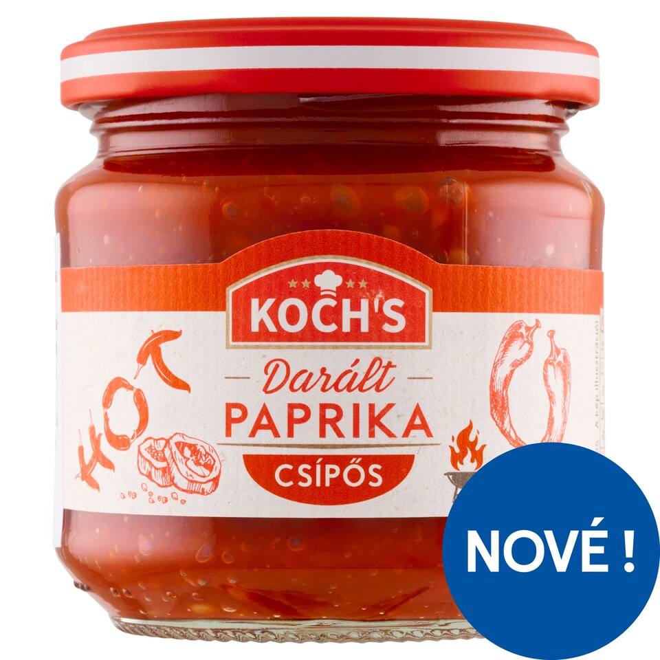 Obrázek 1 pro produkt Koch's Maďarská papriková pasta pálivá 200g