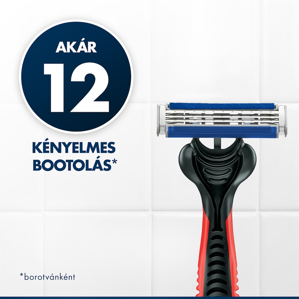 Gillette Blue3 Plus Comfort, Eldobható Borotva Férfiaknak, 4 Darabos Kiszerelés 1. kép