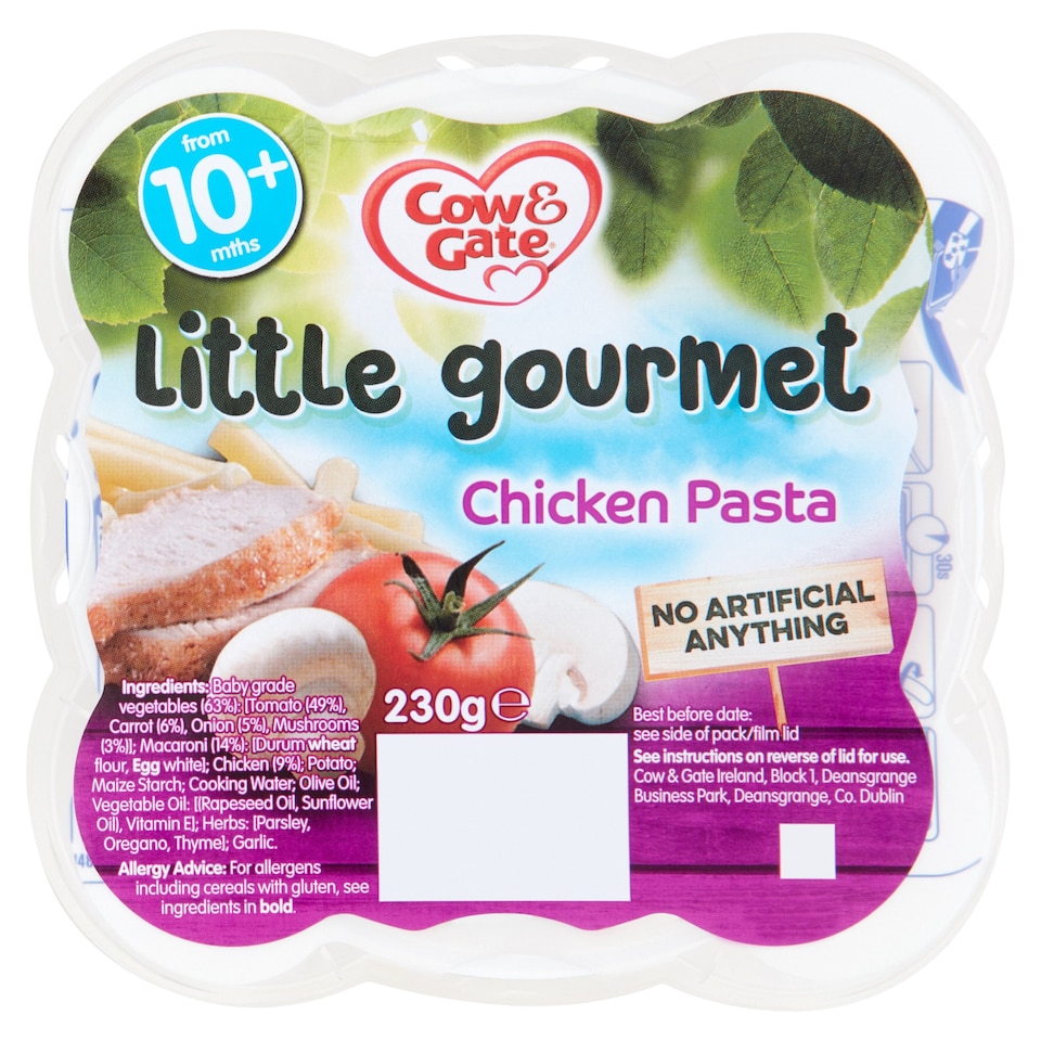 Cow & Gate Little Gourmet Chicken Pasta Tomato Mush 230G