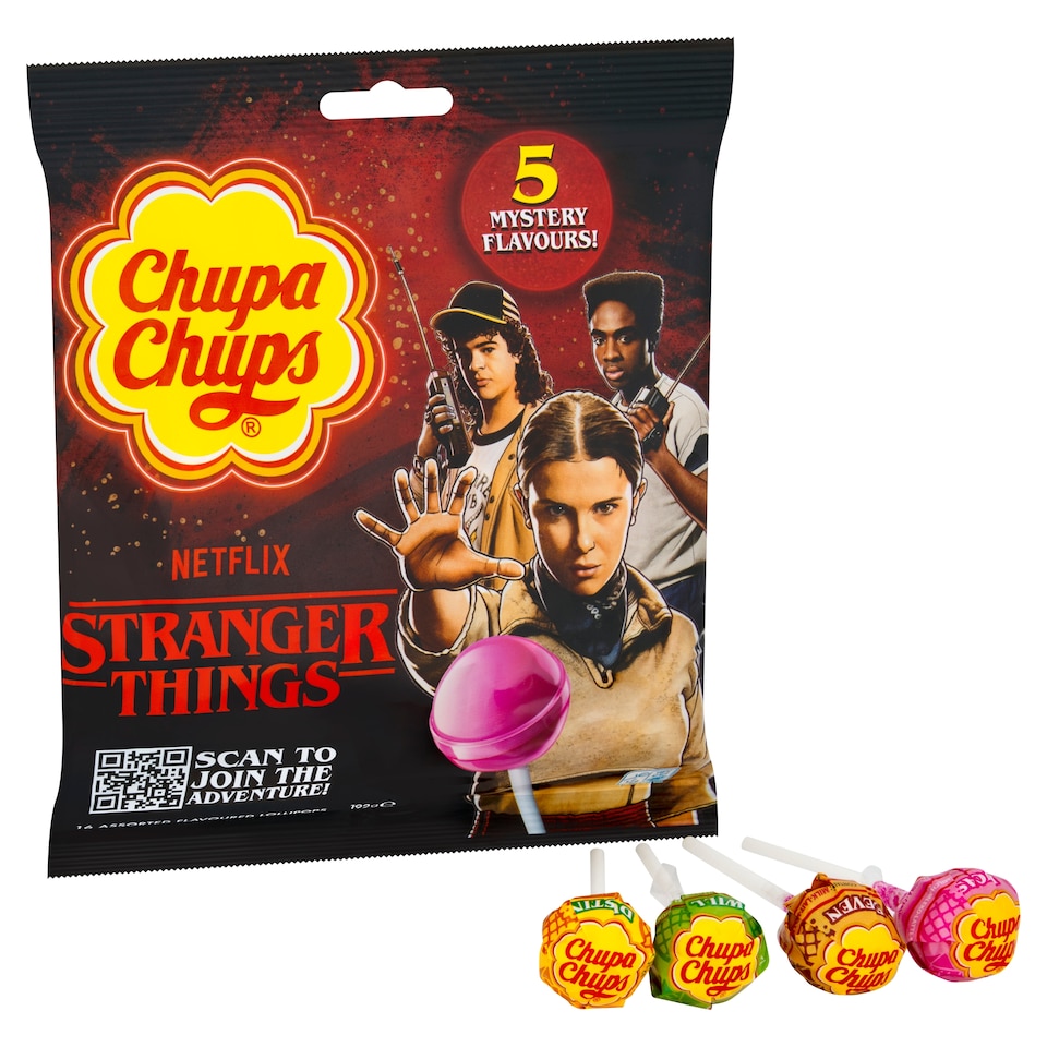 image 1 of Chupa Chups Stranger Things Right Side Up 192g