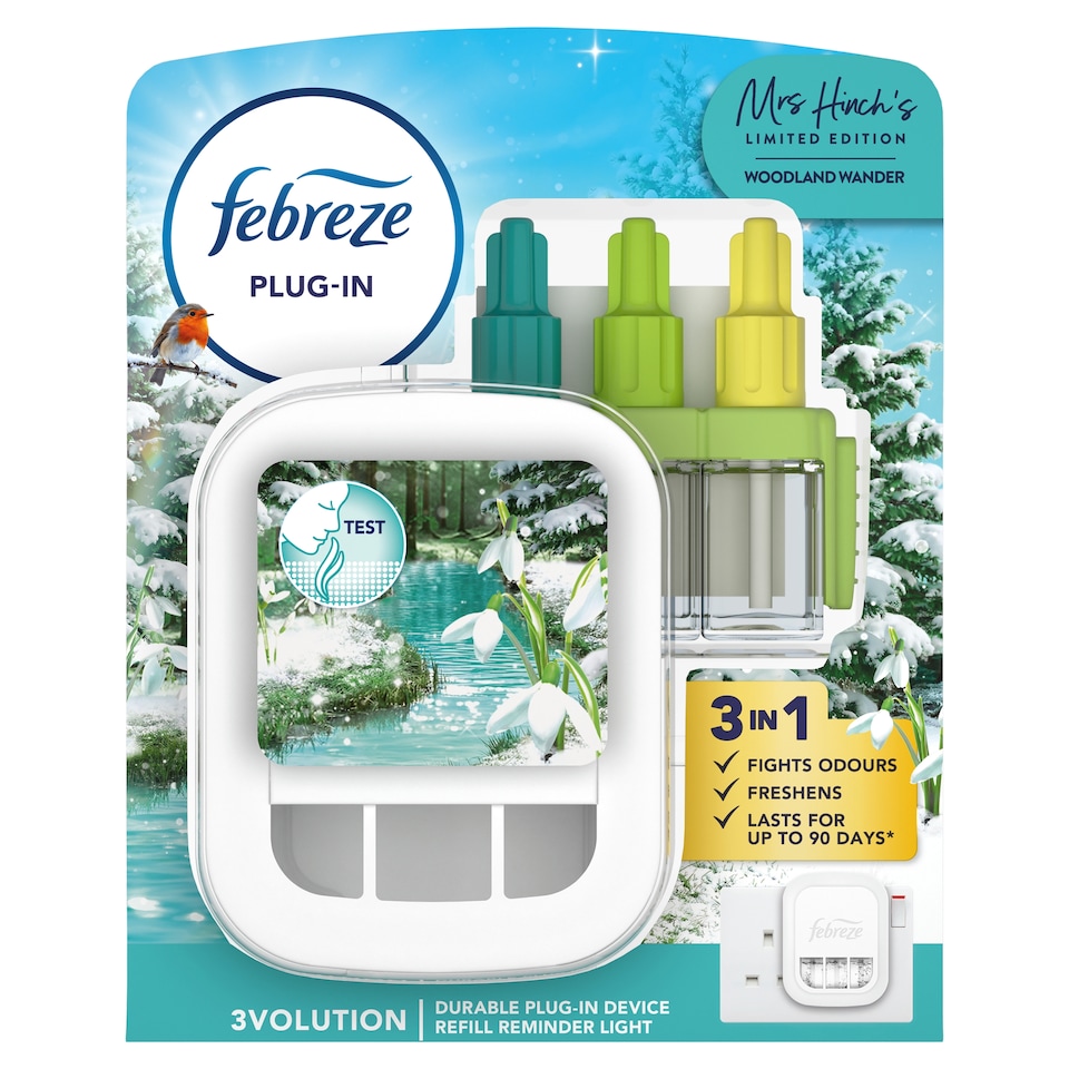 Febreze limited Edition 3 volution Durable Plug-In Device Refill 20ml