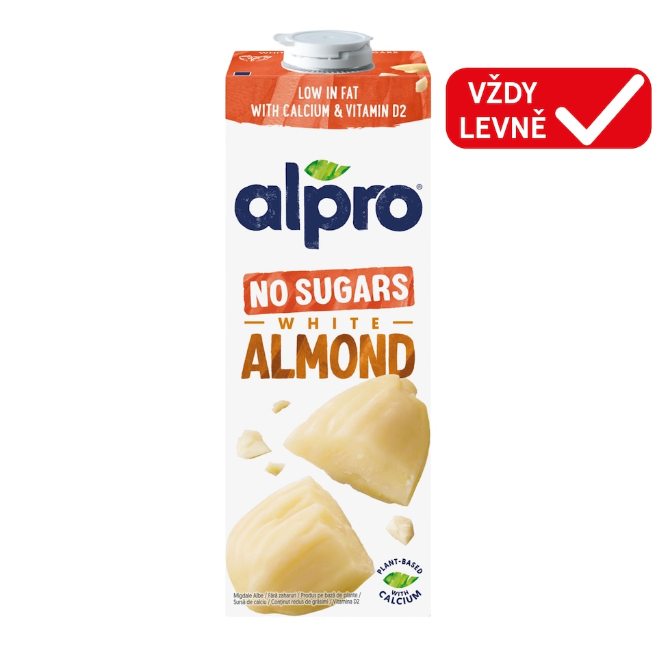 Obrázek 1 pro produkt ALPRO Mandlový nápoj neslazený - nepražený 1l