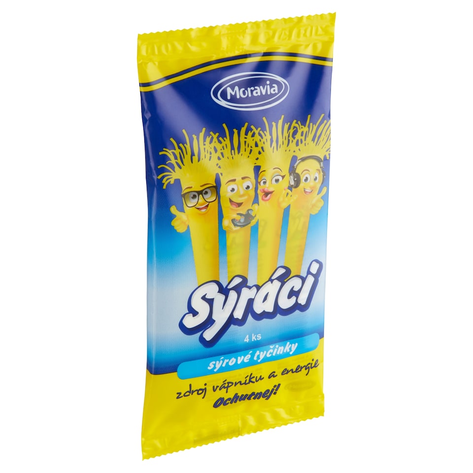 image 1 of Moravia Sýráci Cheese Sticks 4 x 20g (80g)